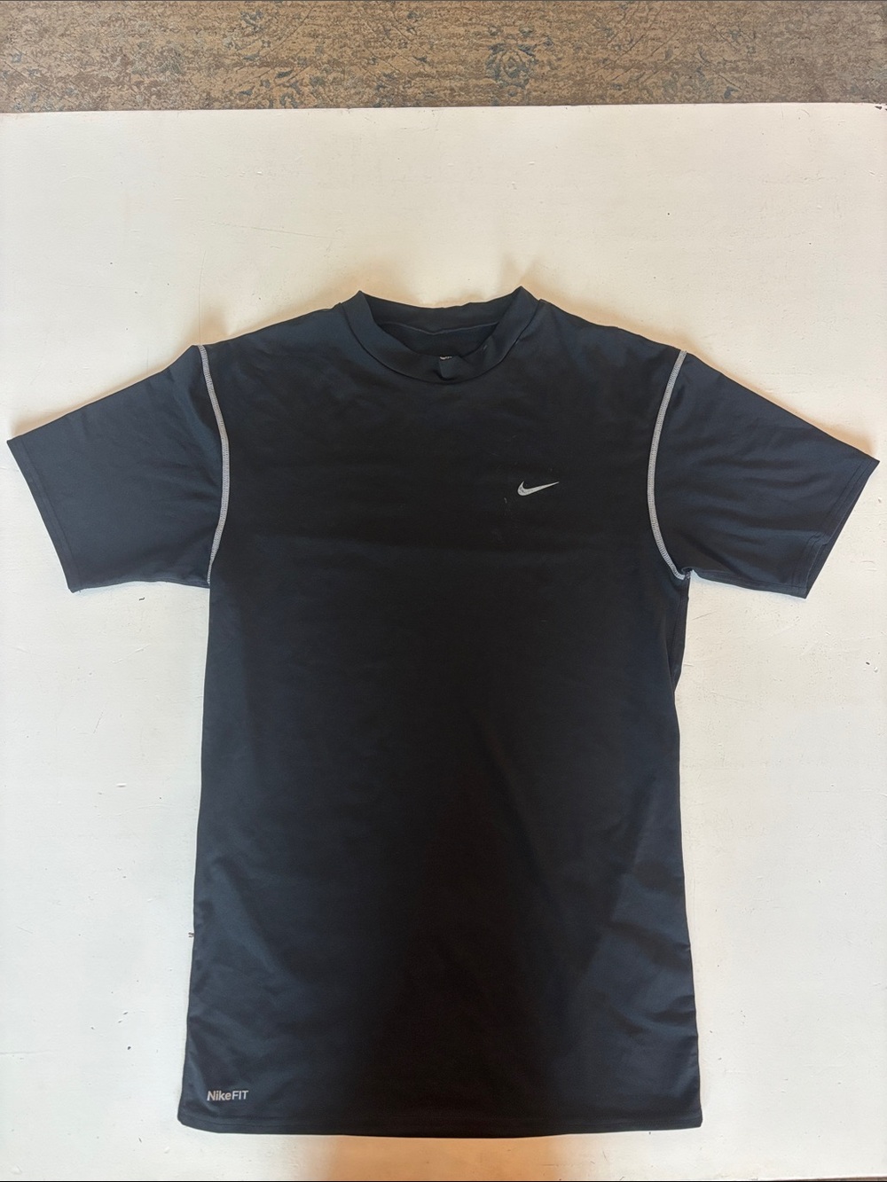 Nike Black Short Sleeve Dri-FIT Performance Tee with